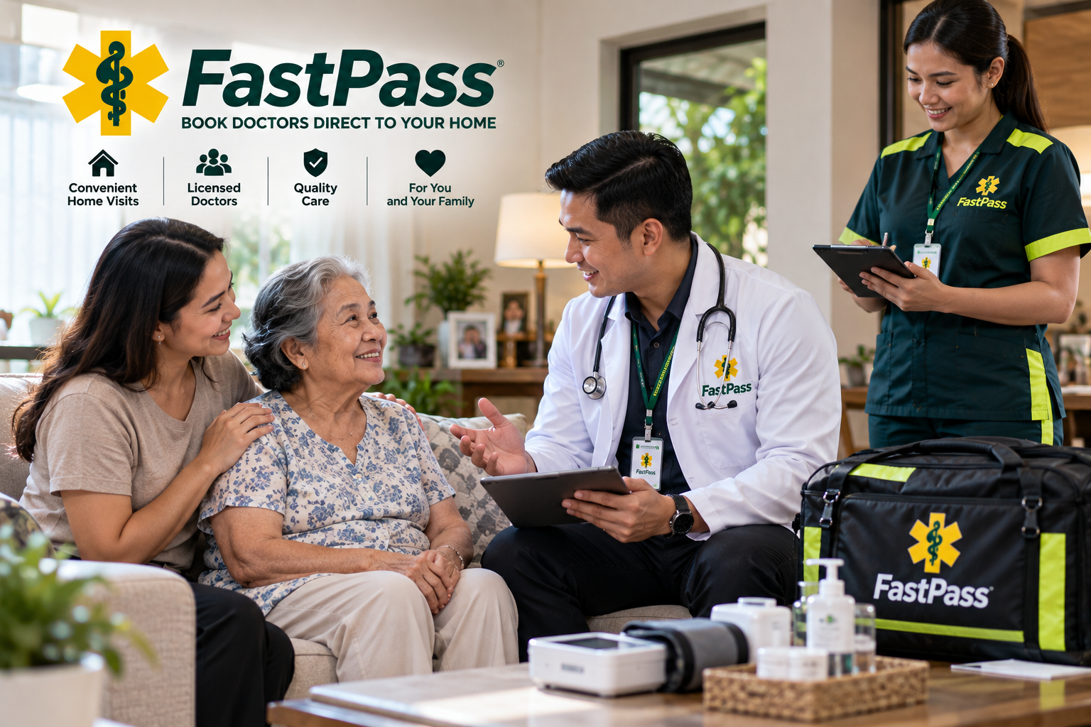 Book doctors direct to your home